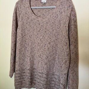 Avenue Women's Sweater in Speckled Cream